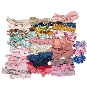 Bundle of Hair Bows & Hairbands